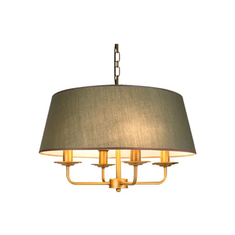 DecorBites™ Ceiling Chandeliers Nordic Fabric Lampshade