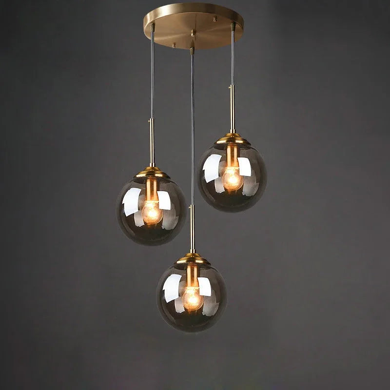 Pendant Lamp Glass LED Hanging