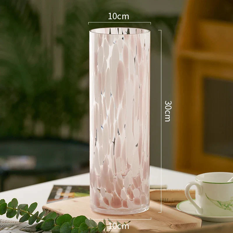 Medieval Glass Vase Pink-4