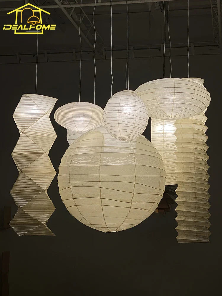 DecorBites™ Rice Paper Pendant Lights LED