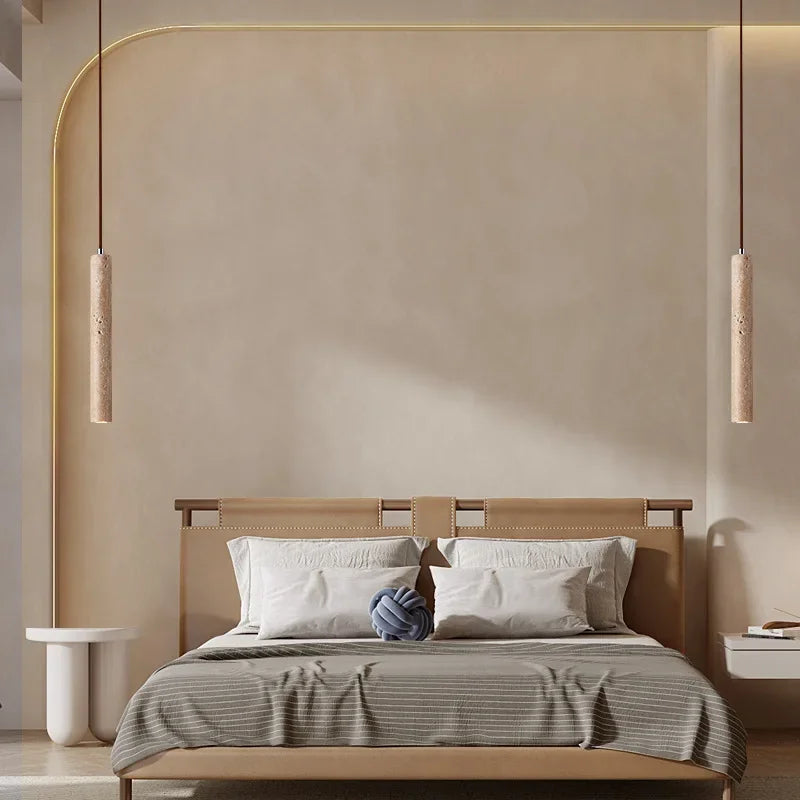 Yellow Stone Pendant Light Decor