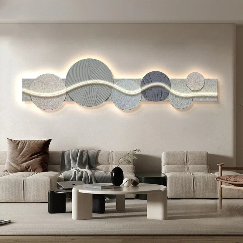 Dlight Decor Artistic Wood Crystal Wall Glow Light