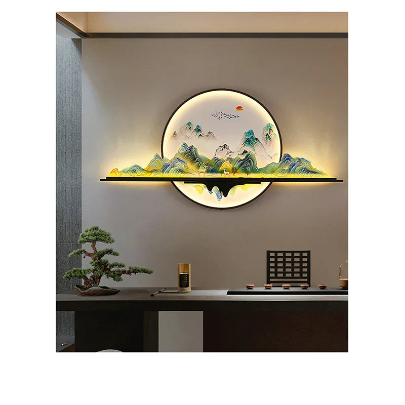 Dlight Decor Artistic Landscape Wall Glow Lamp