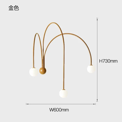 DecorBites™ LED Chandelier Glass Globe Lighting