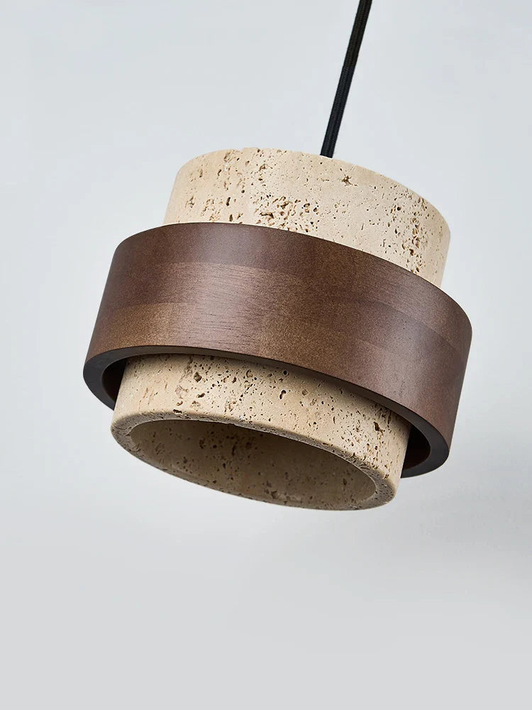 DecorBites™ Led Pendant Light Small Walnut
