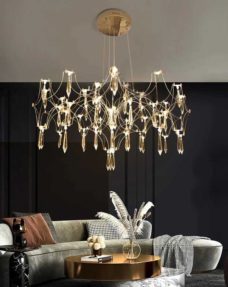 Crystal Chandelier LED Modern Lighting