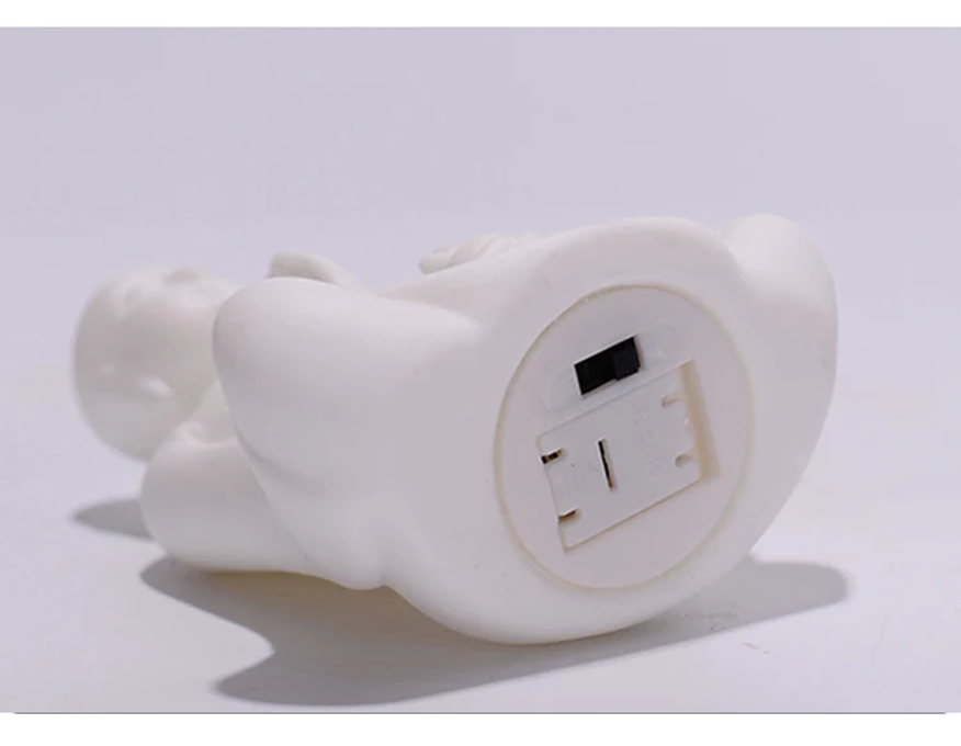 Ceramic Buddha LED Lamp: Tranquil Dhyana Sculpture-2