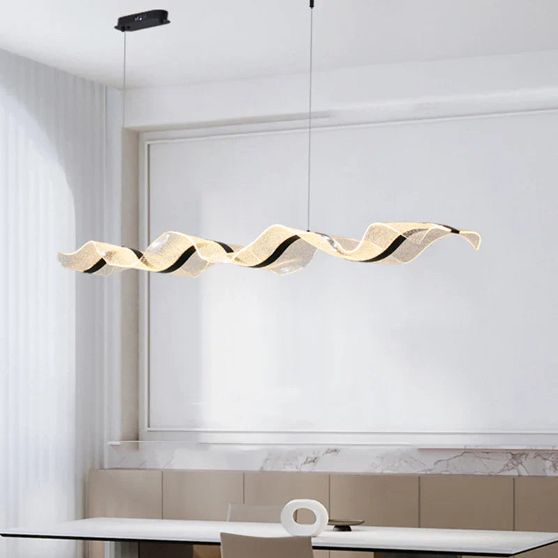 DecorBites™ Led Chandelier Long Wave Design