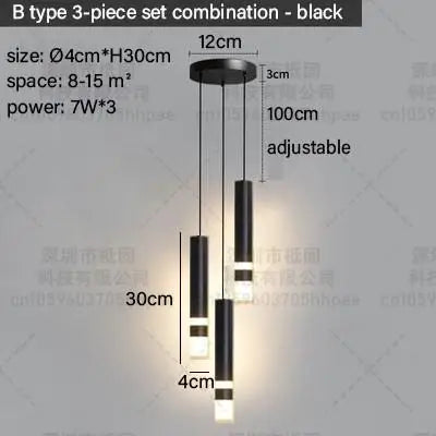 DecorBites™ LED Pendant Lamp Dimmable Dining Room