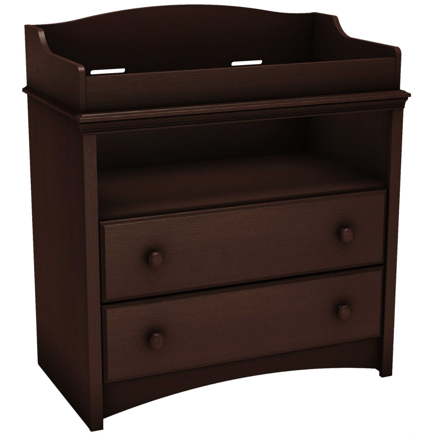 Baby Furniture 2 Drawer Diaper Changing Table in Espresso-0