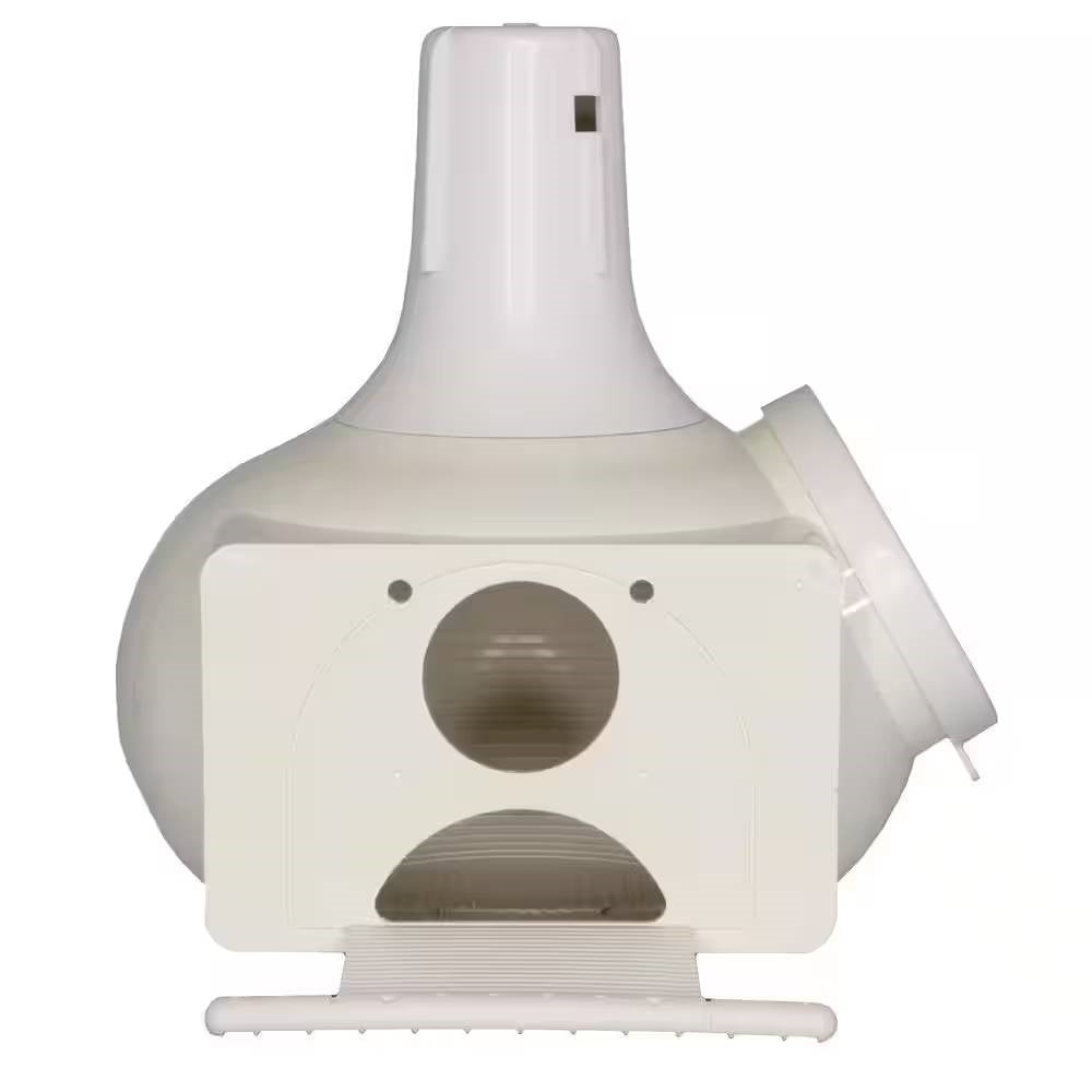 Round White Plastic Birdhouse for Purple Martins Tree Swallows and Bluebirds-2