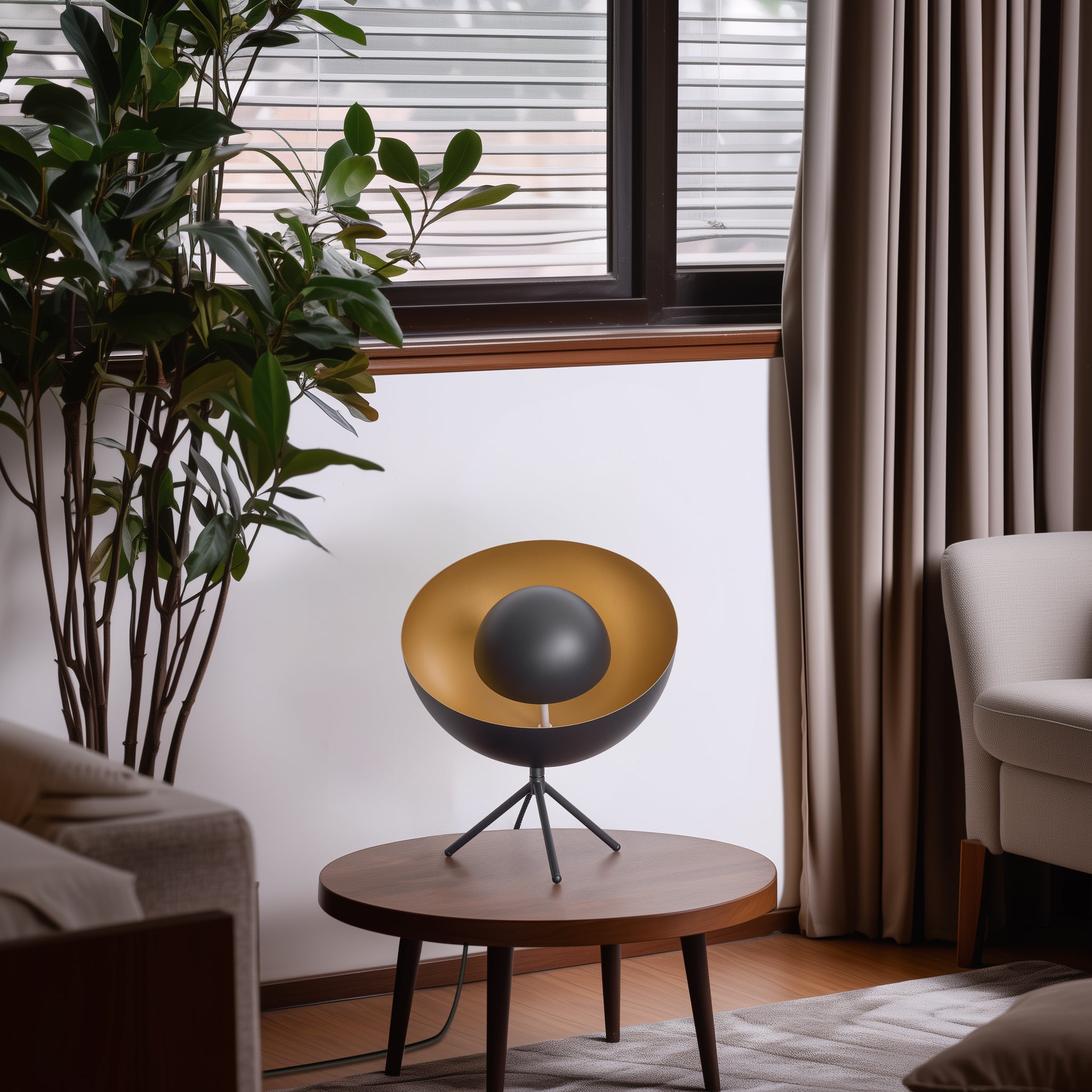 Satellite Tripod Table Lamp