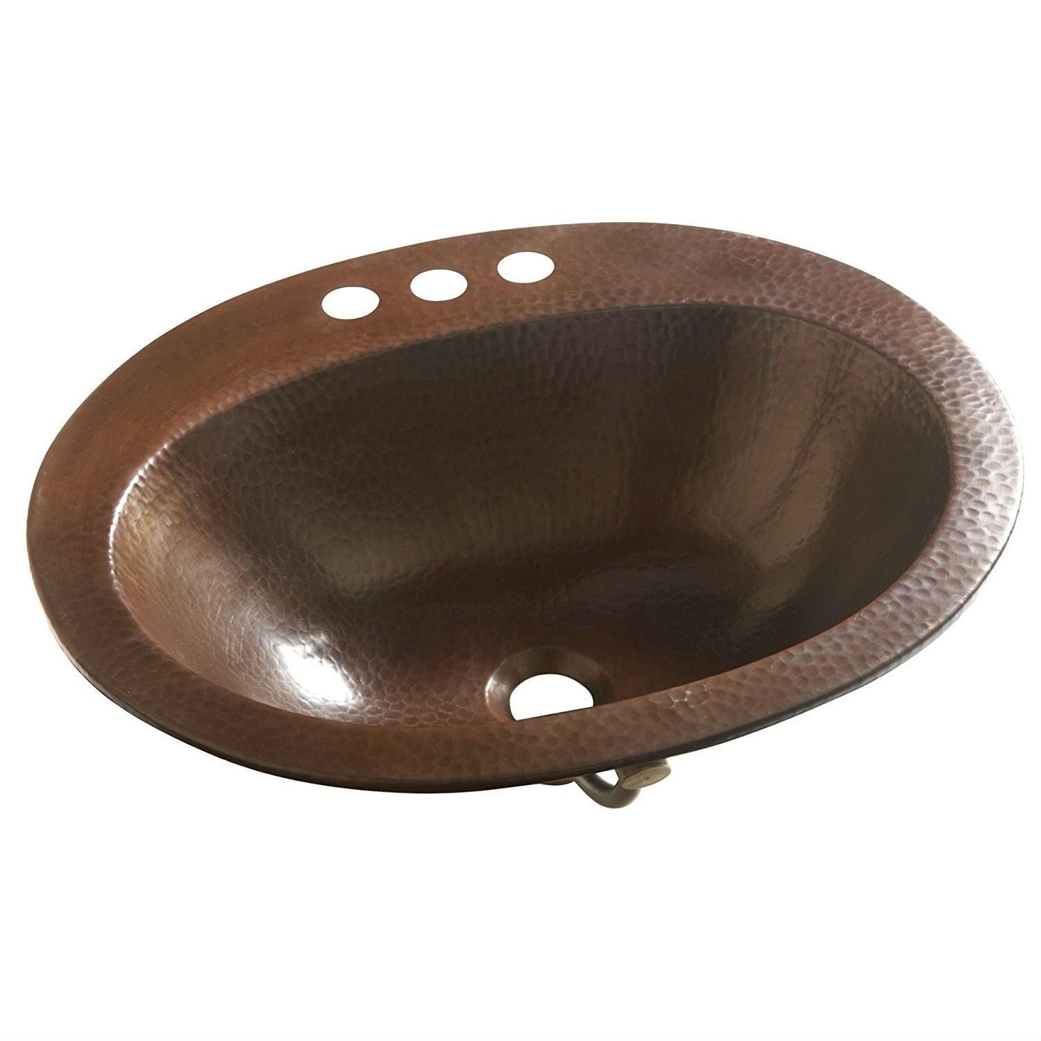 Copper Oval Bathroom Sink 20 x 16 inch-1