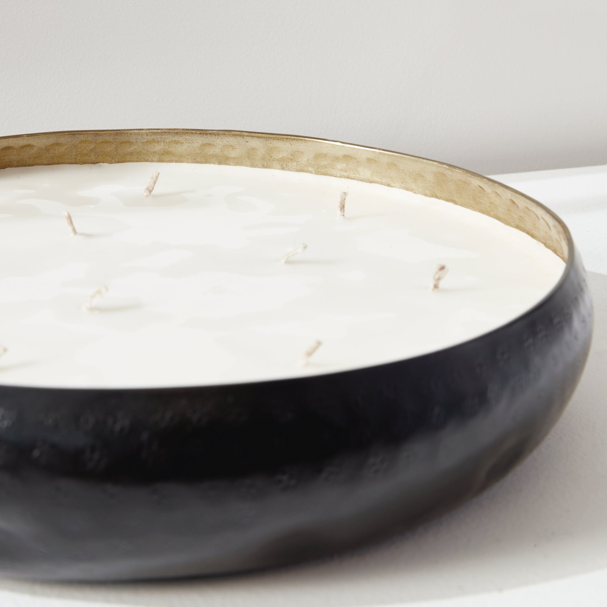 10 WICK GOLD CANDLE TRAY