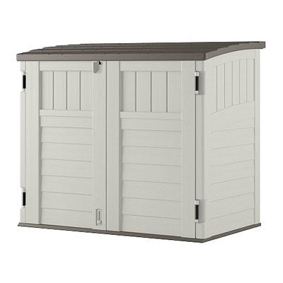 Outdoor 4-ft x 2-ft Locking Storage Shed with Easy Lift Lid-0