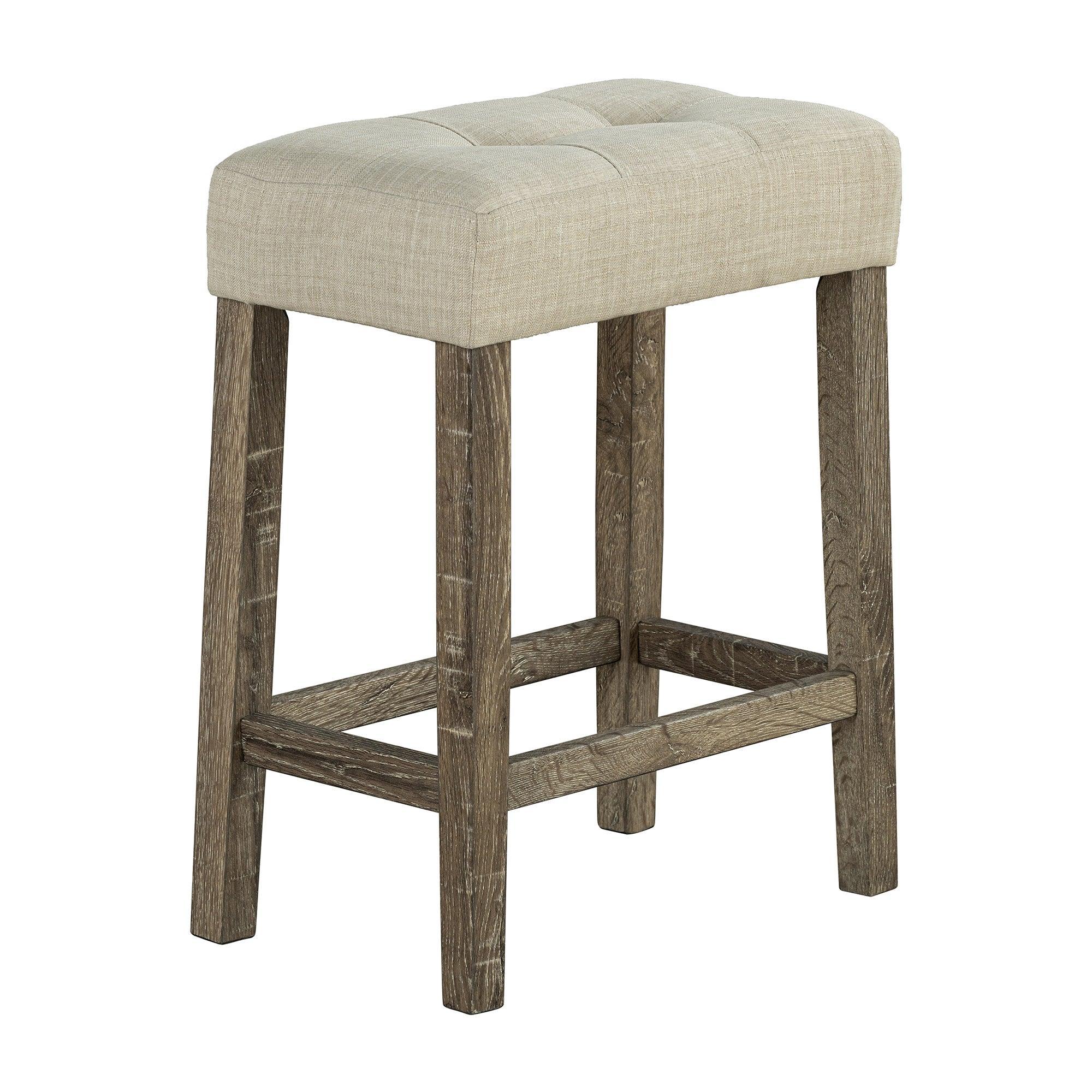 1 Traditional Breakfast Dining Table Set with 2 Stools for Apartment