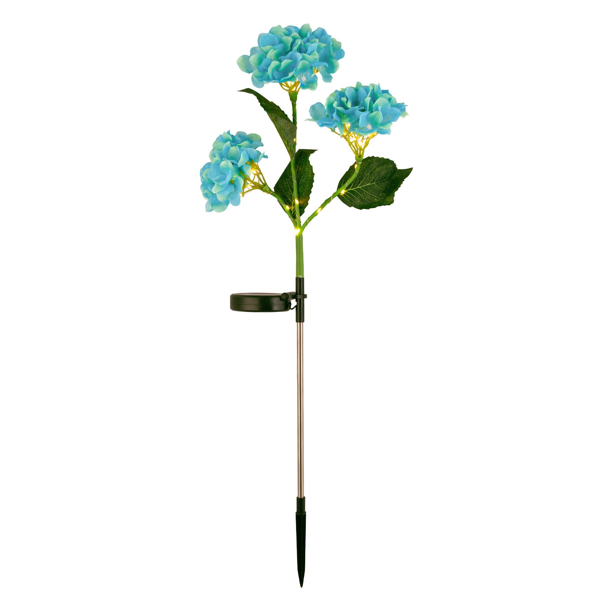 2-Pack Solar Powered Hydrangea Pathway Light-7