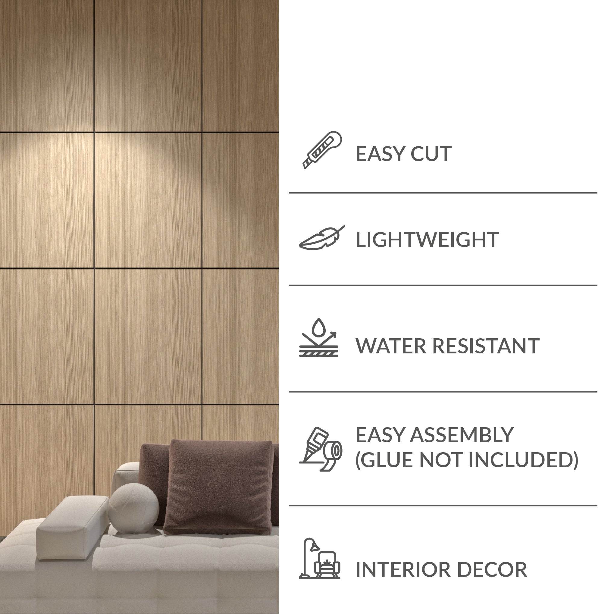 Light Wood 3D Wall Panels-2