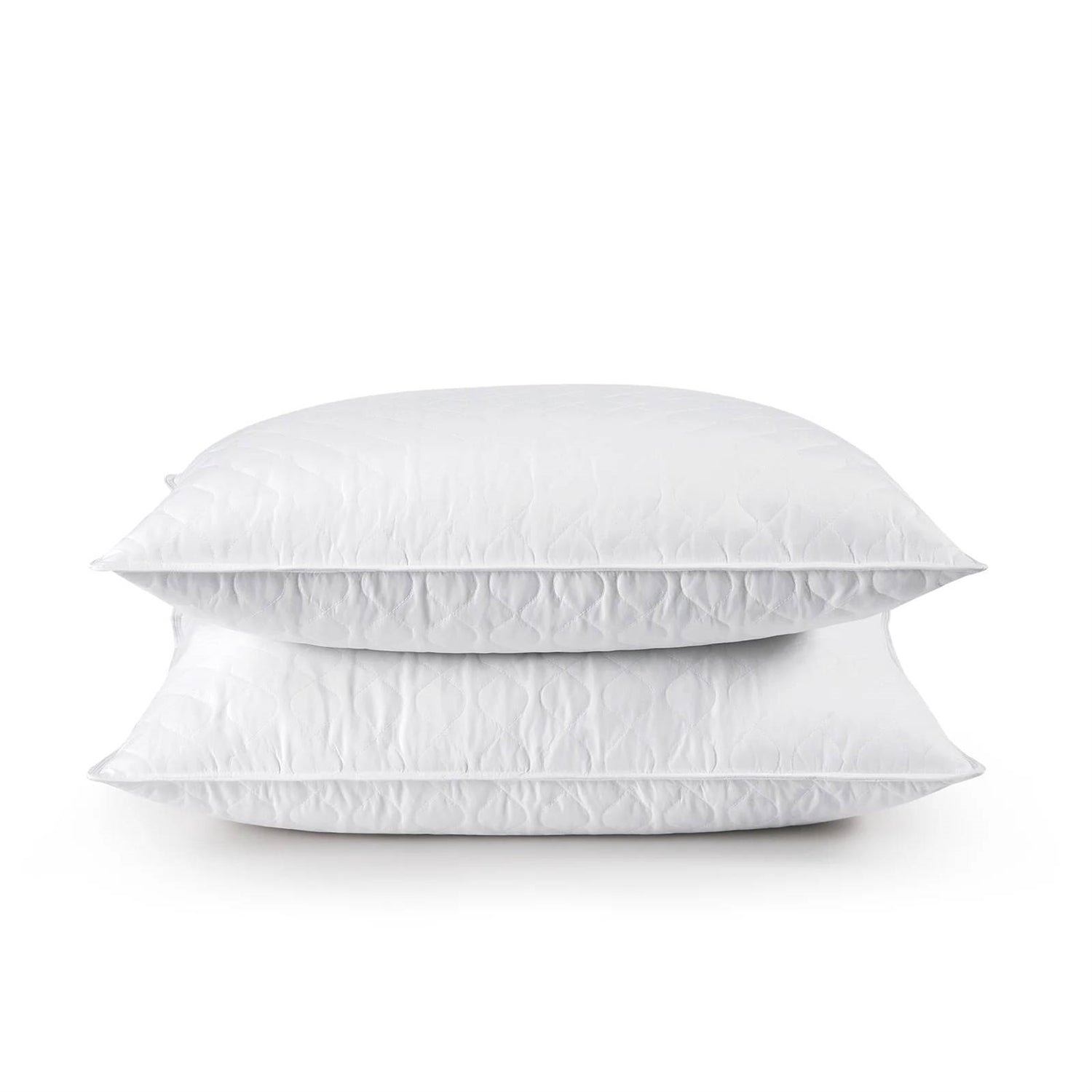 Set of 2 Machine Washable Down Feather Blend Pillow in Standard/Queen size-0