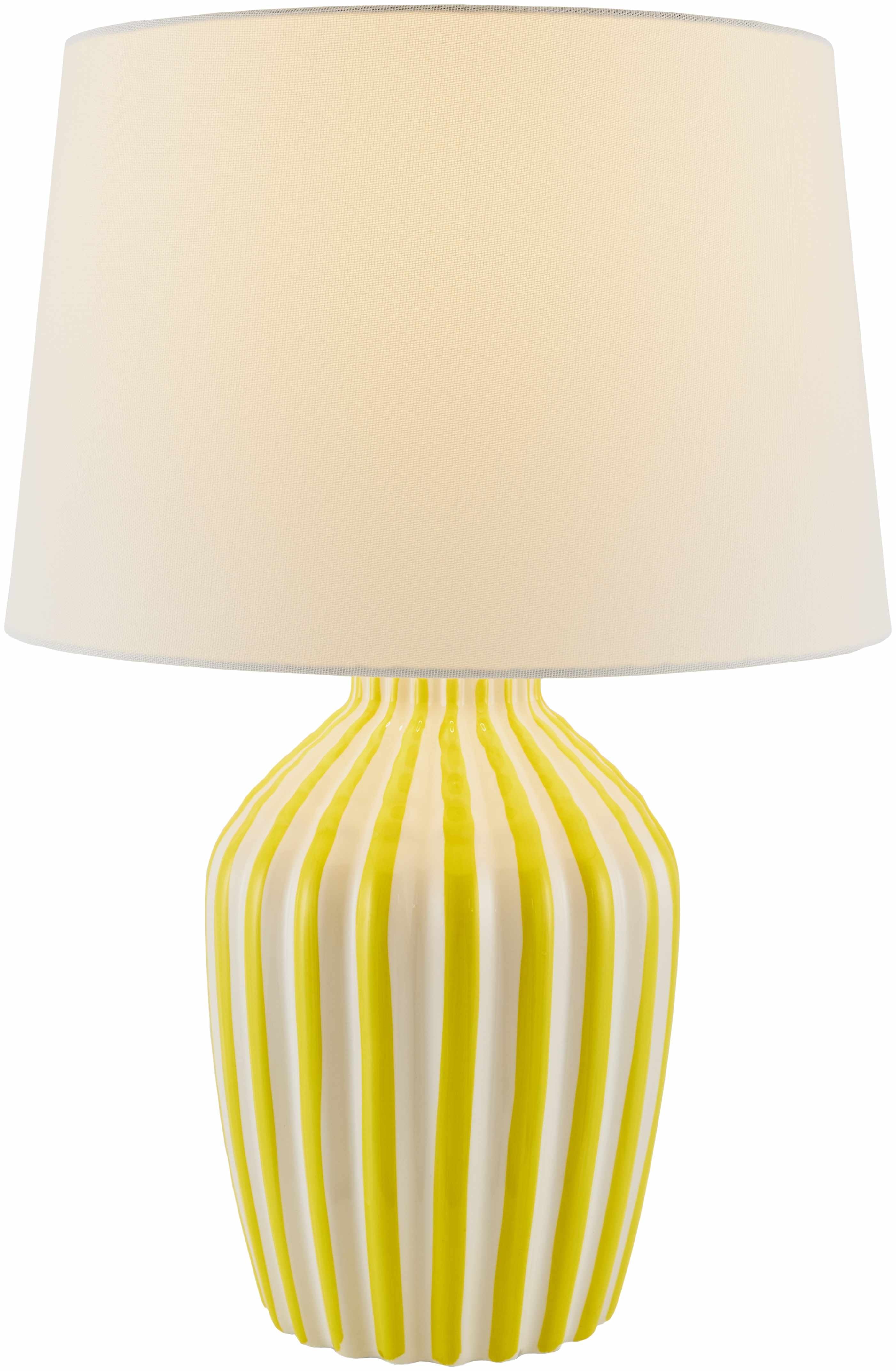 Shamsabad Yellow Table Lamp-0