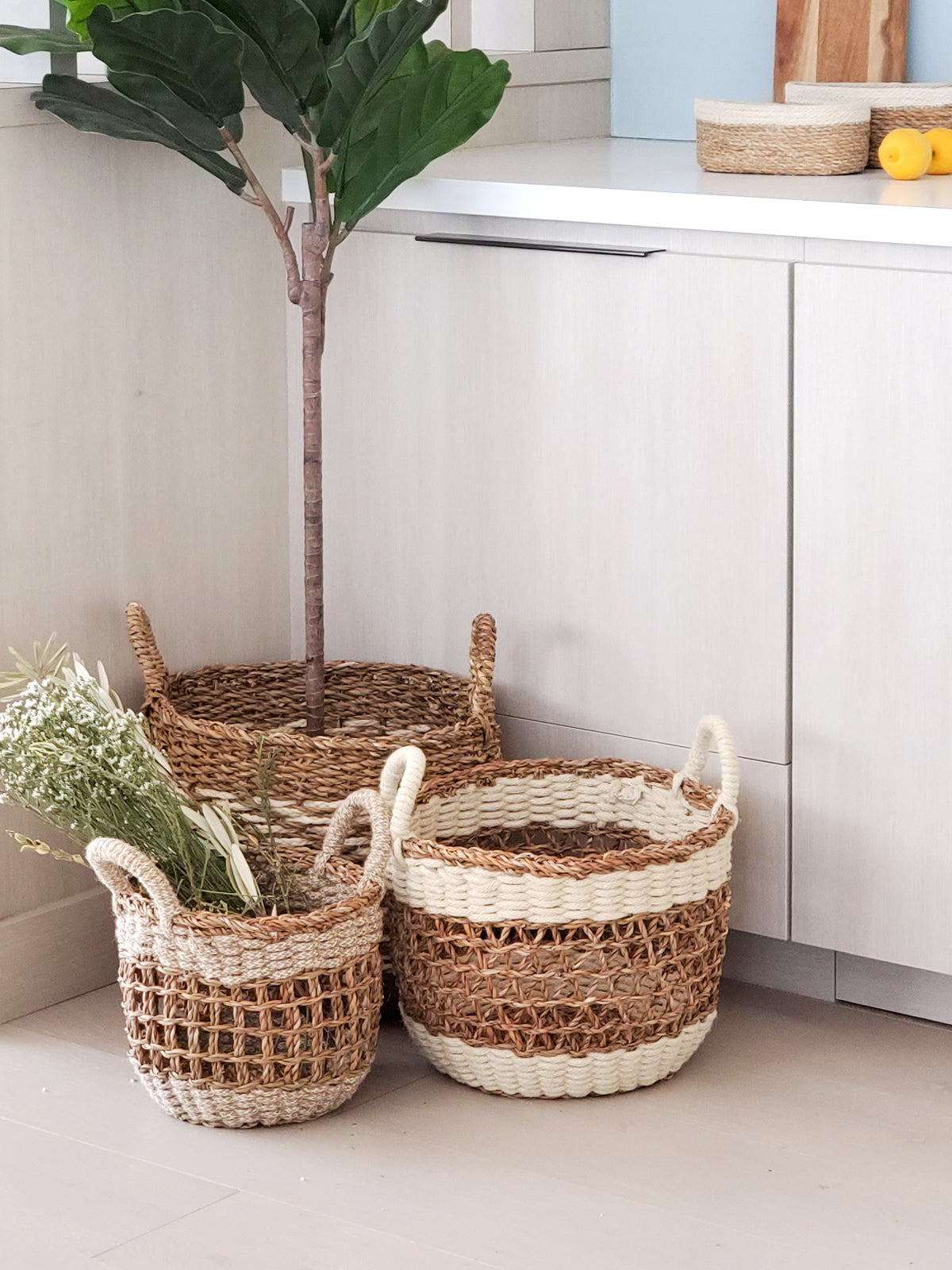 Ula Mesh Basket - Natural-2