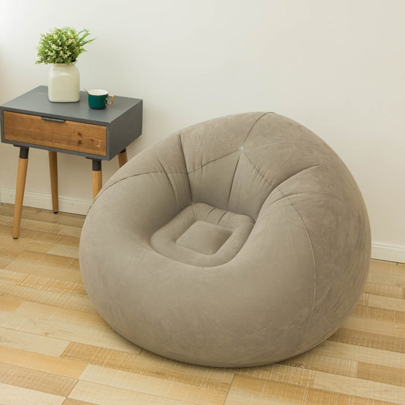 Large Lazy Inflatable Sofa Chairs PVC Lounger Seat Bean Bag Sofas Pouf Puff Couch Tatami Living Room Supply-0