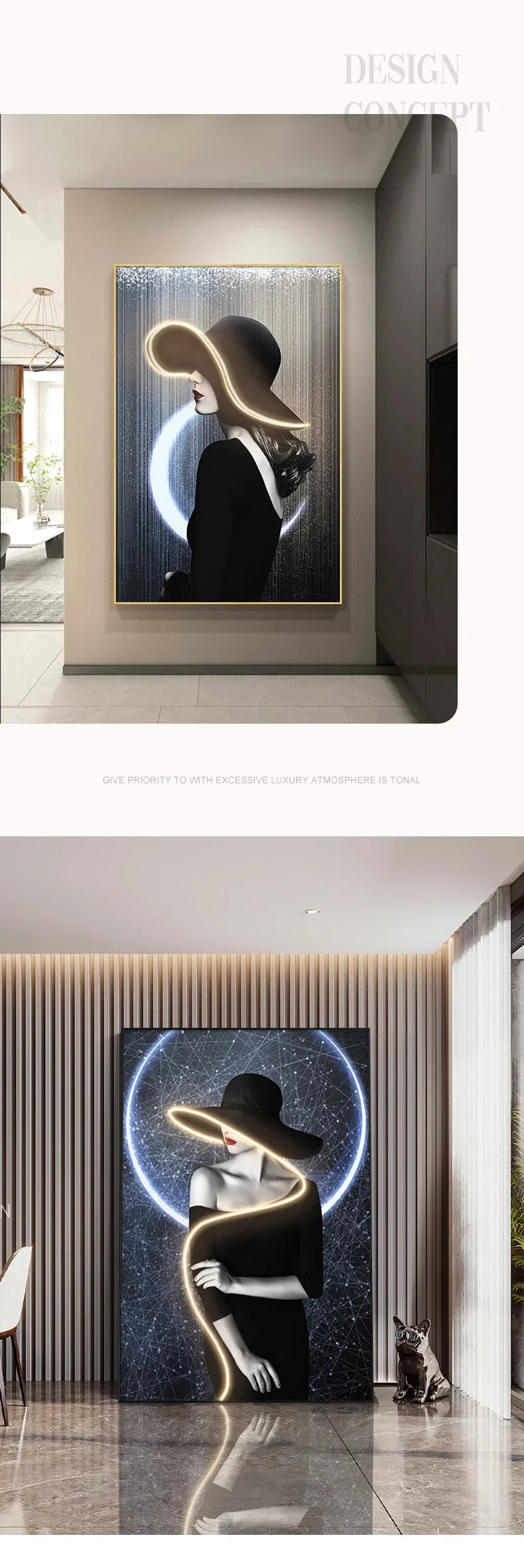 Dlight Decor Ceramic Art Wall Lamp for Interiors
