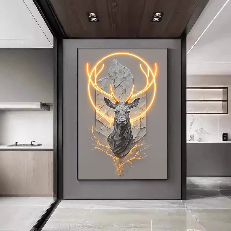 Dlight Decor Reindeer Wall Glow for Luxe Entry Spaces