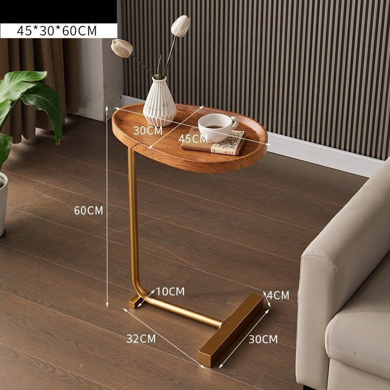 Nordic Side Table Modern Living Room Home Sofa Side Table Hotel Homestay Bedside Side Table Iron Assemble Furniture For Office-5