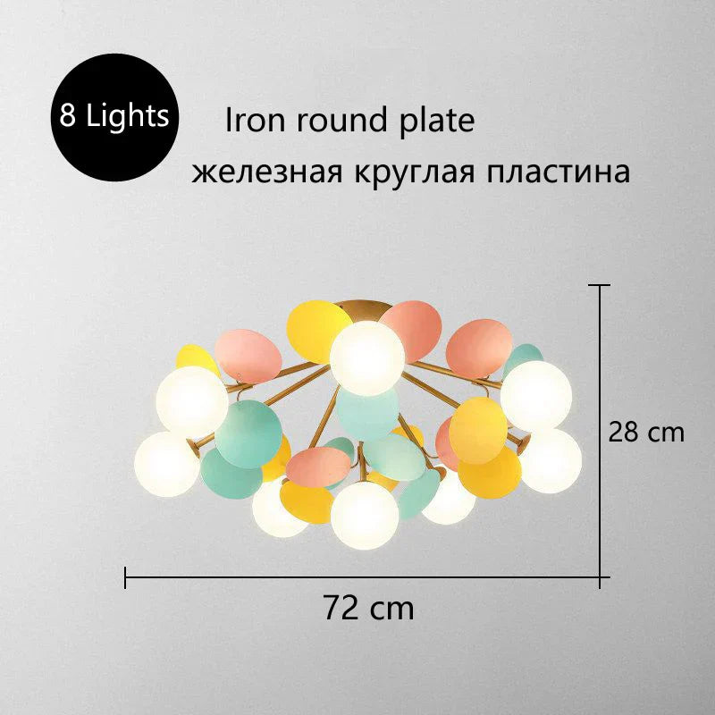 Nordic Kids Bedroom Ceiling Lamp - Modern Ceiling Light for Nursery Decor