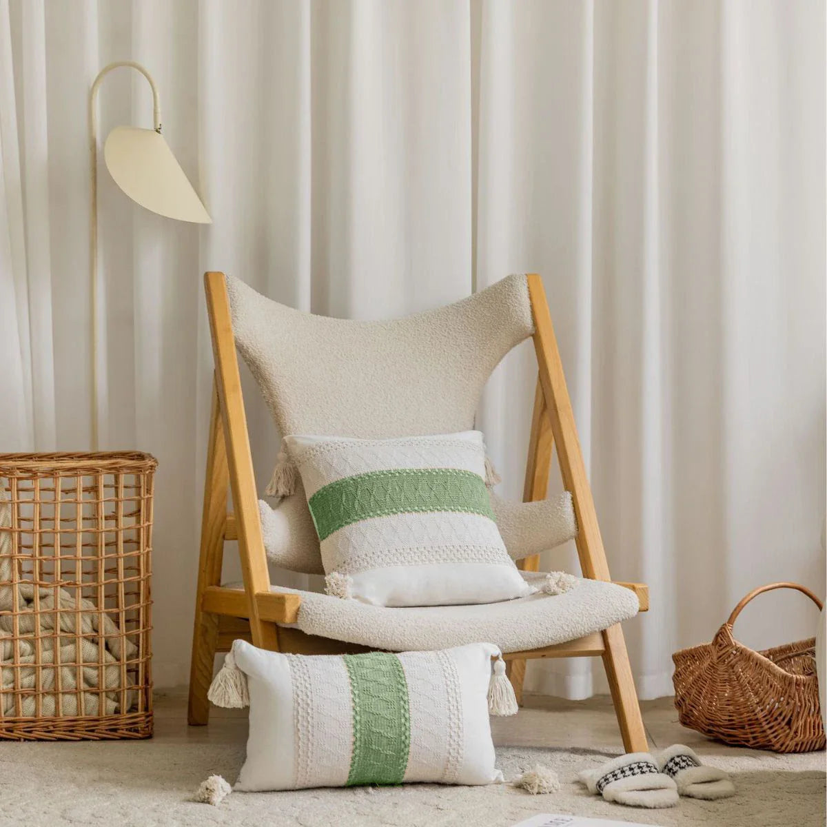 Boho Throw Pillow Cover Decorative