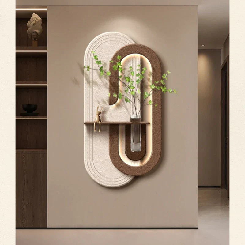Dlight Decor LED Green Vase Wall Light for Hallways