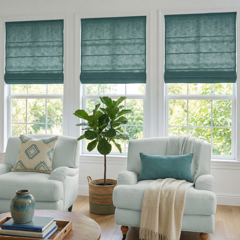 Sara Linen Roman Shade