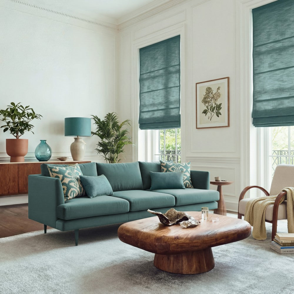 Sara Linen Roman Shade