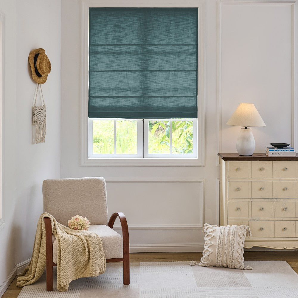Sara Linen Roman Shade