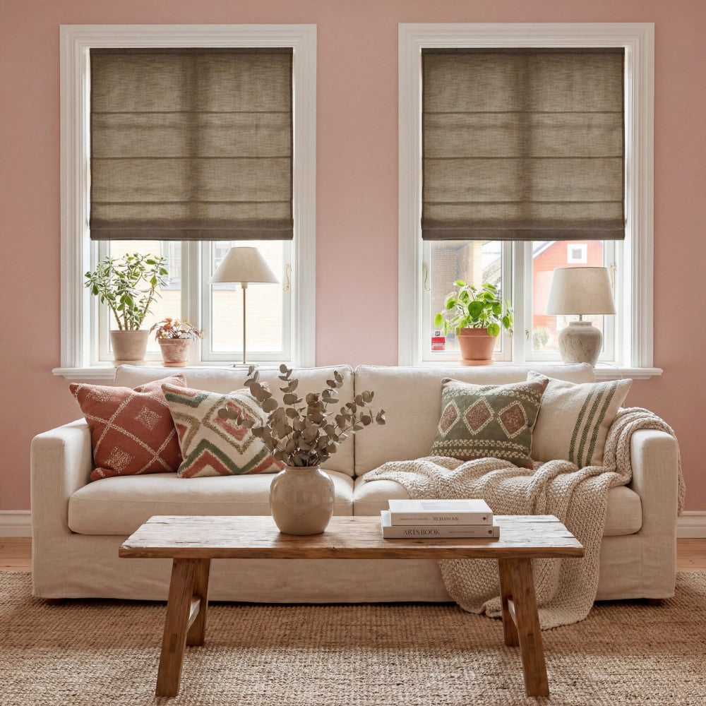 Sara Linen Roman Shade