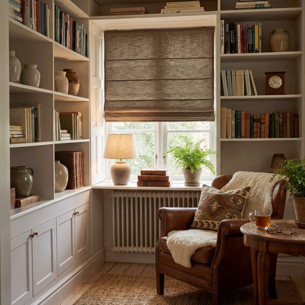 Sara Linen Roman Shade