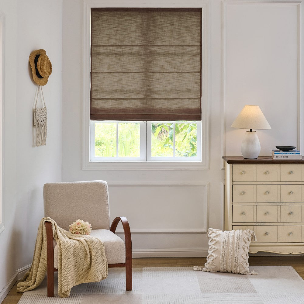 Sara Linen Roman Shade
