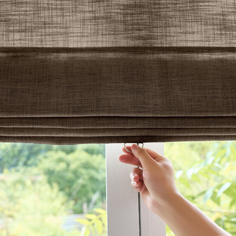 Sara Linen Roman Shade