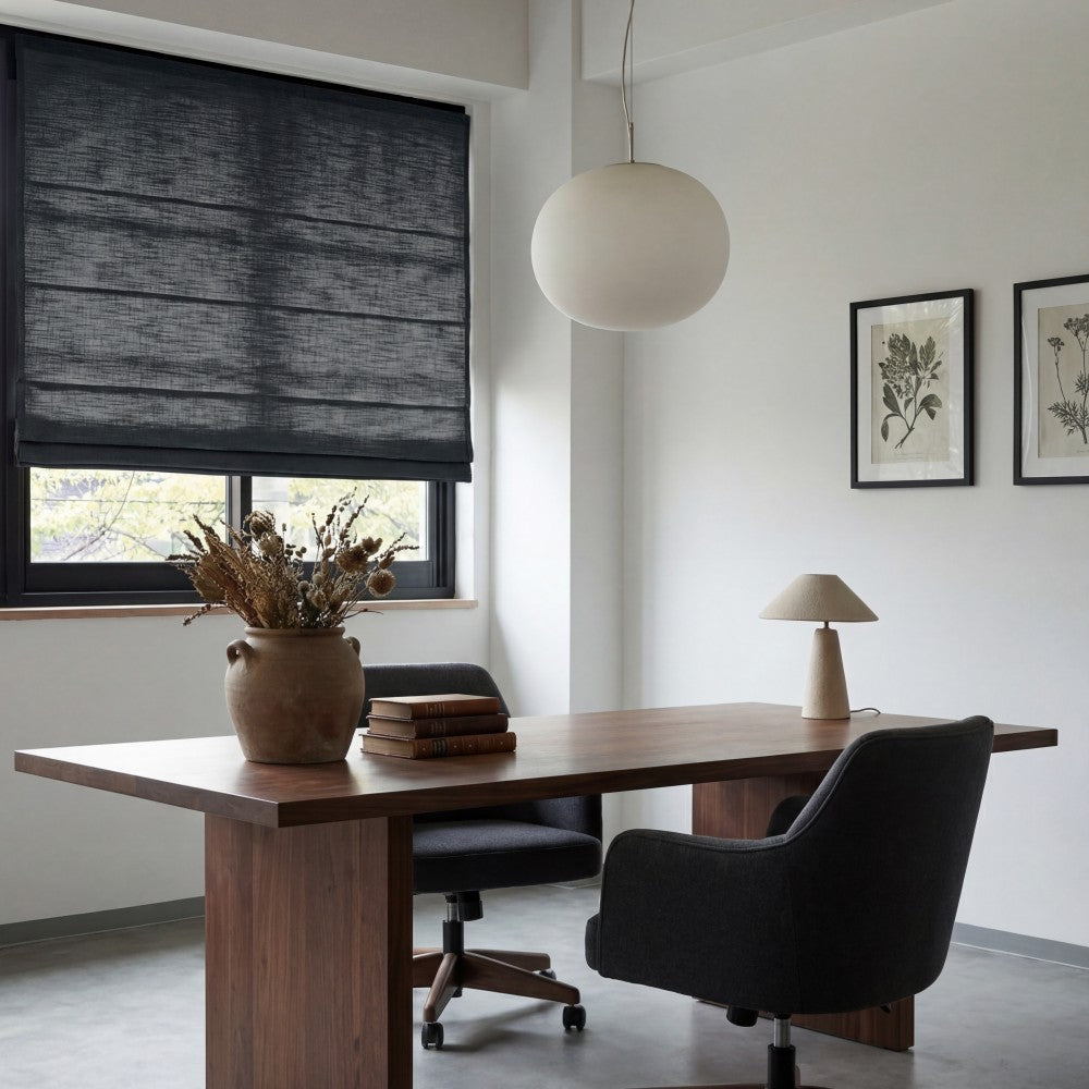 Sara Linen Roman Shade