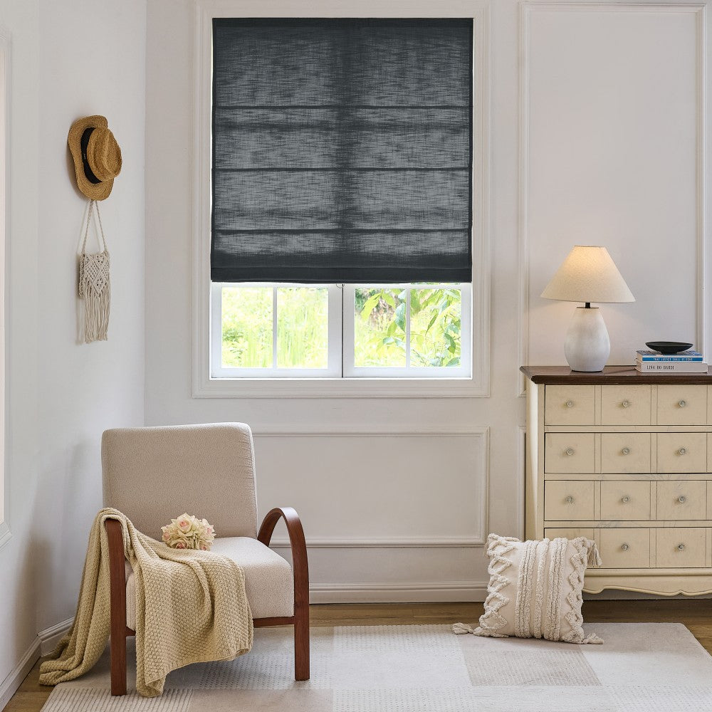 Sara Linen Roman Shade
