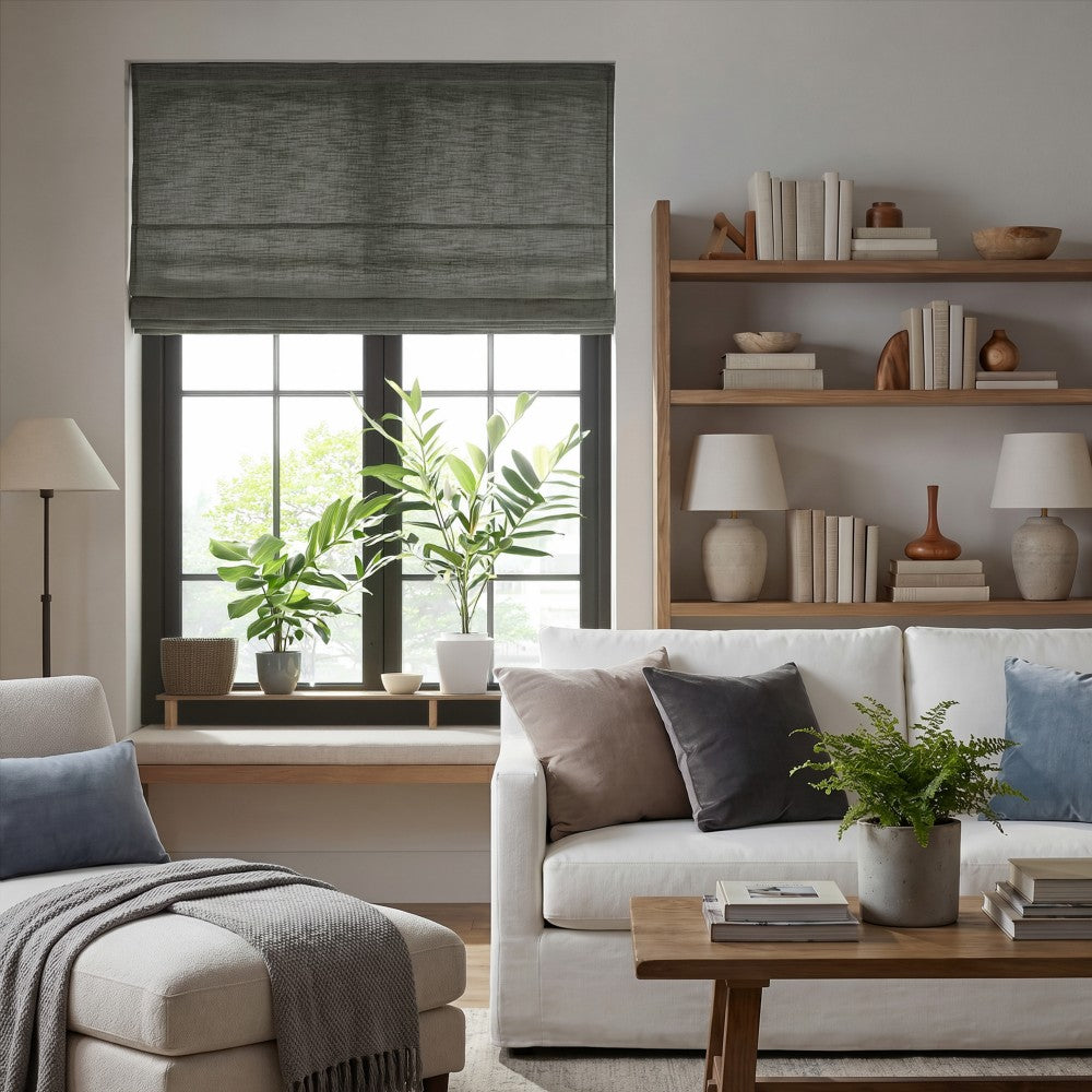 Sara Linen Roman Shade
