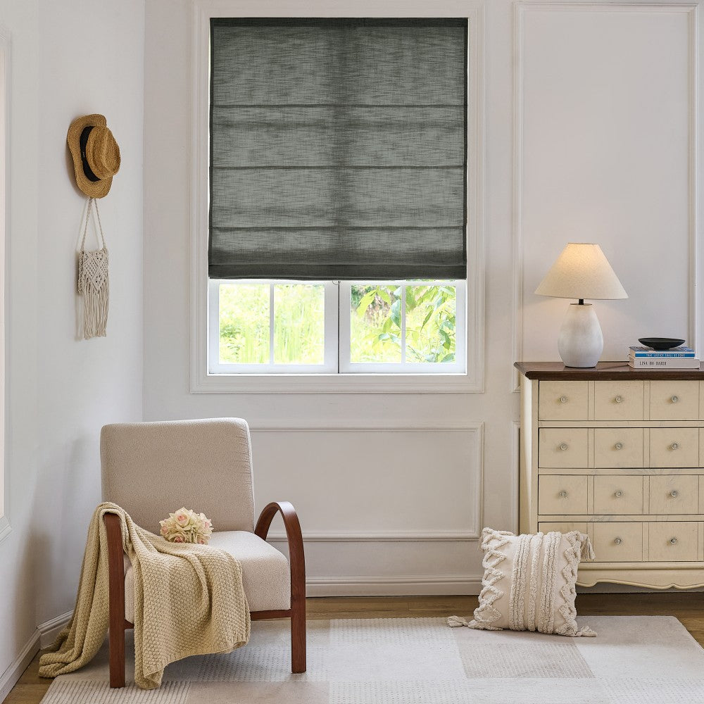 Sara Linen Roman Shade