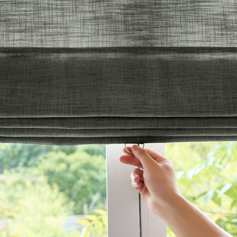 Sara Linen Roman Shade