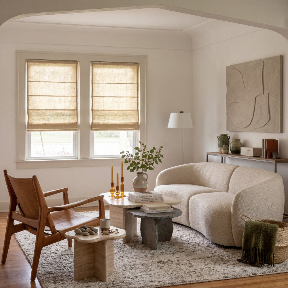 Sara Linen Roman Shade