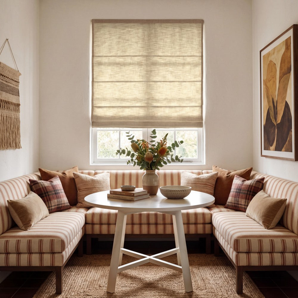 Sara Linen Roman Shade