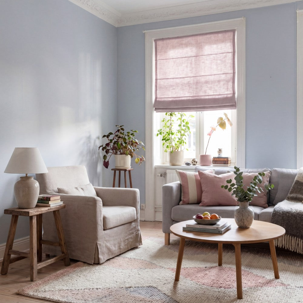 Sara Linen Roman Shade