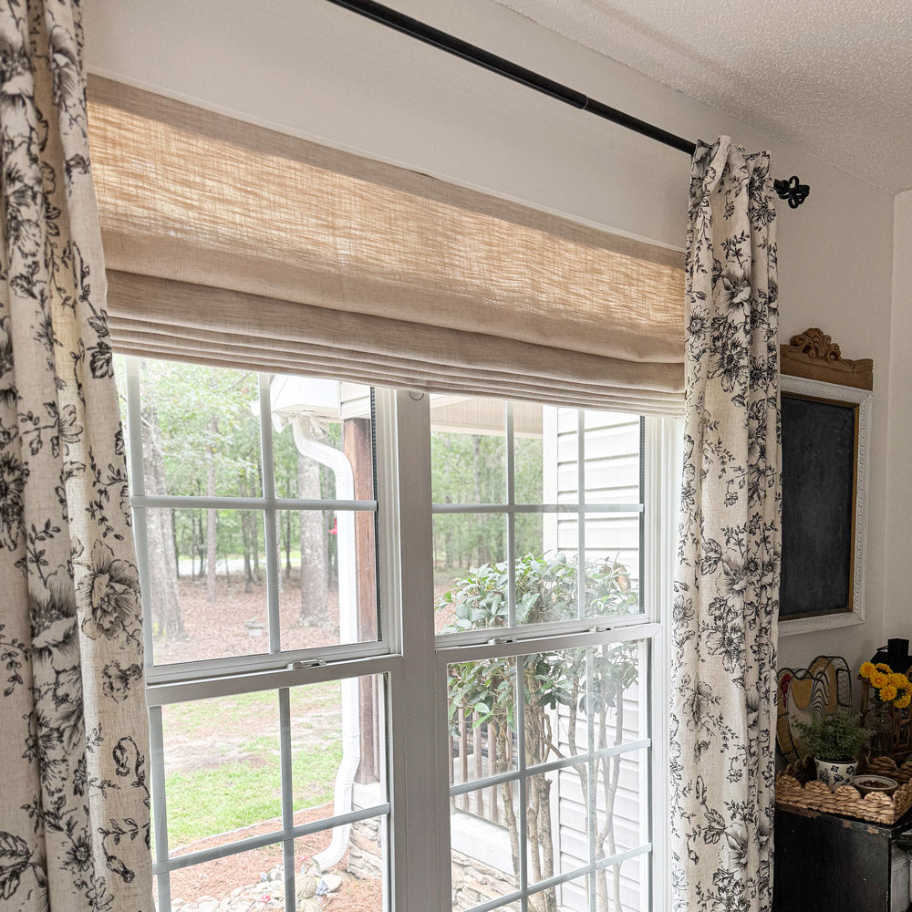 Sara Linen Roman Shade