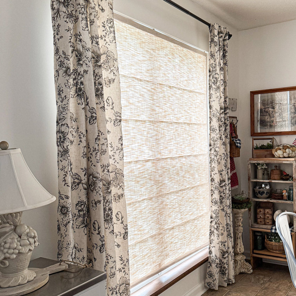 Sara Linen Roman Shade