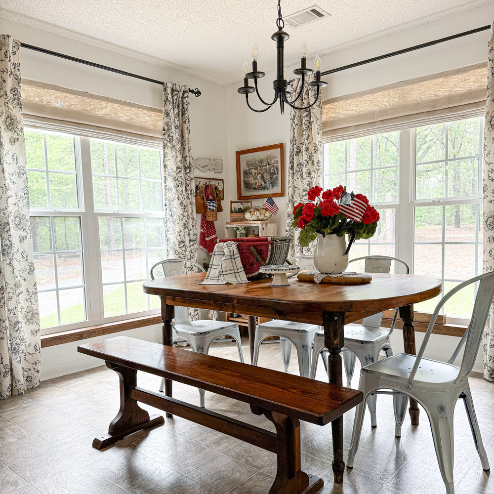 Sara Linen Roman Shade